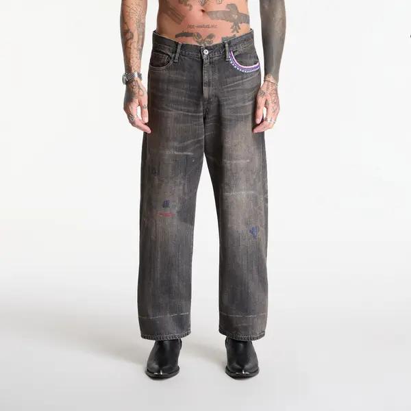 NEIGHBORHOOD Дънки NEIGHBORHOOD Savage Denim Dp Wide Pants Black S