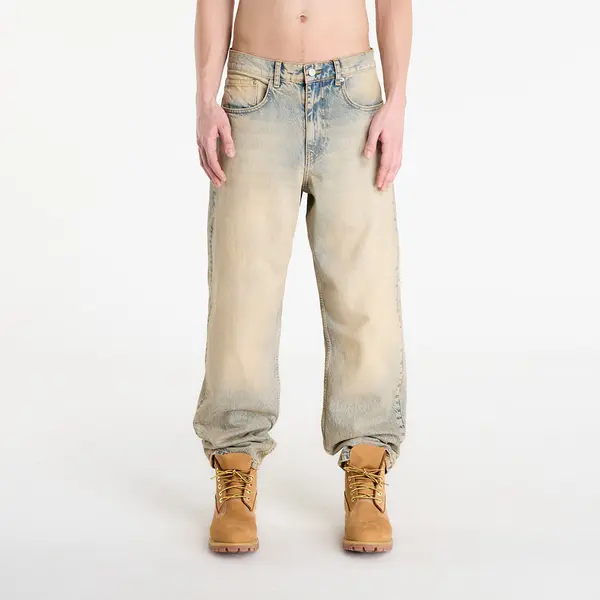 Patta Дънки Patta Dirty Whiskers Denim Pants Sandwashed Light Blue Denim 28