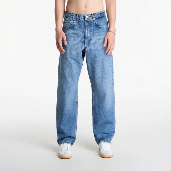 Patta Дънки Patta Laserprint Whiskers Denim Pants Light Blue Denim 36