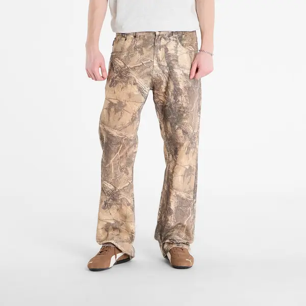 PLEASURES Дънки PLEASURES Hendrix Flare Jeans Brown Tree 36