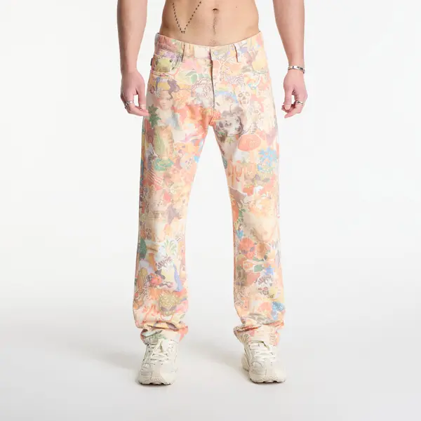 PLEASURES Дънки PLEASURES Stickers Straight Leg Jeans Multi 28