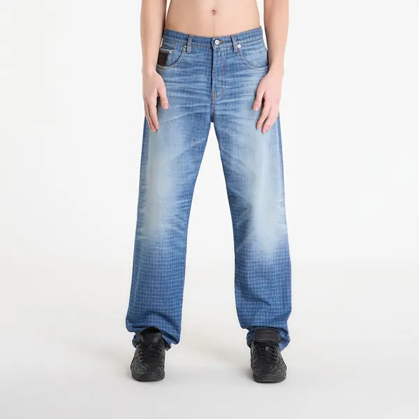 Umbro Дънки Umbro by SlamJam Checked Jeans Blue XL