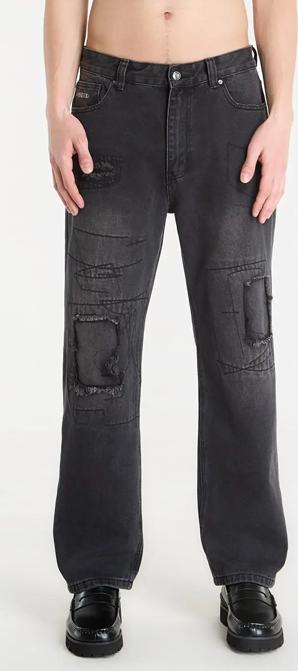 Wasted Paris Дънки Wasted Paris M Ripped Manc Faded Black 32