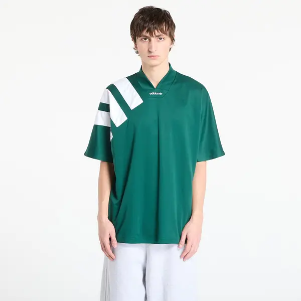 adidas Originals Джърси adidas Adicolor Blocked Jersey Collegiate Green/ White S
