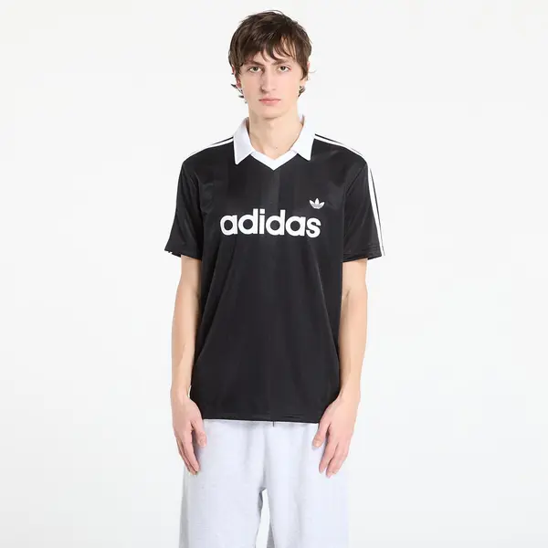 adidas Originals Джърси adidas Archive Collar Engineered Jersey Black L