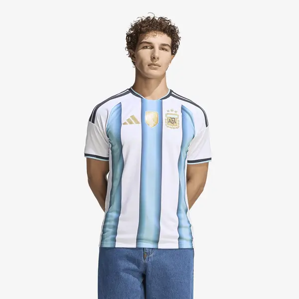 adidas Originals Джърси adidas Argentina 26 Home Jersey White/ Icey Blue/ Light Blue XL