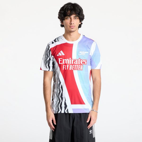 adidas Performance Джърси adidas Arsenal Fc 24/25 Pre-Match Jersey Better Scarlet/ White/ Black/ Clear Aqua S