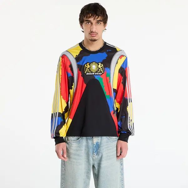 adidas Originals Джърси adidas Brain Dead Long Sleeve Jersey Black/ Eqt Yellow L