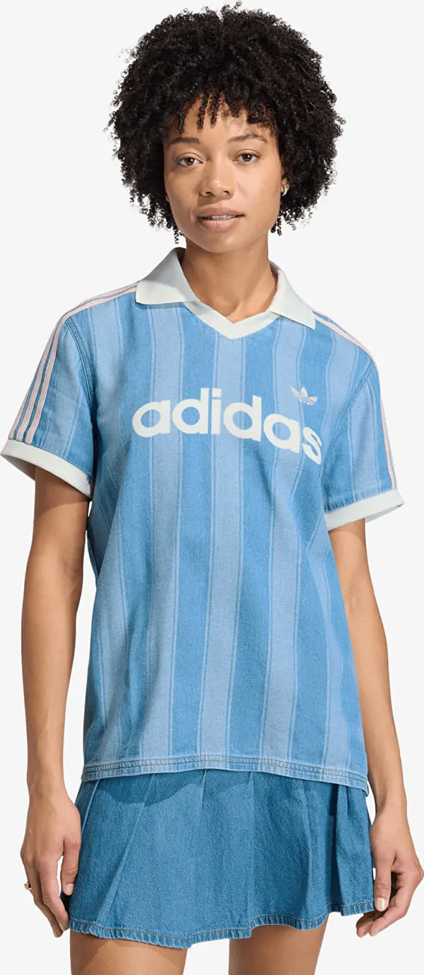 adidas Originals Джърси adidas Denim Football Jersey Indigo Denim S