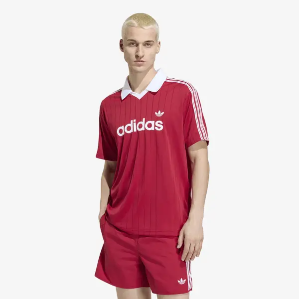 adidas Originals Джърси adidas Drop Needle Jersey Team Victory Red/ White M