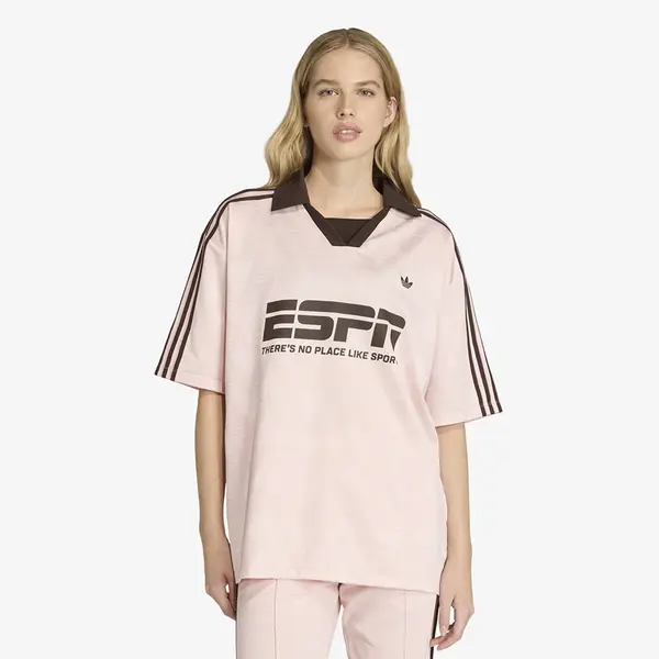 adidas Originals Джърси adidas Football Jersey Sponsor Sandy Pink M