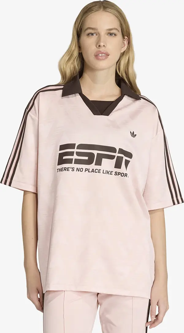 Adidas Джърси adidas Football Jersey Sponsor Sandy Pink M