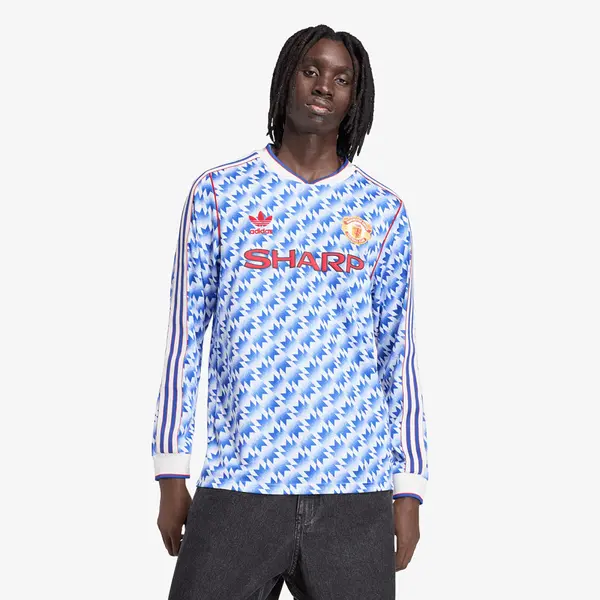 adidas Originals Джърси adidas Manchester United Away Long Sleeve Jersey 90 Multicolor M