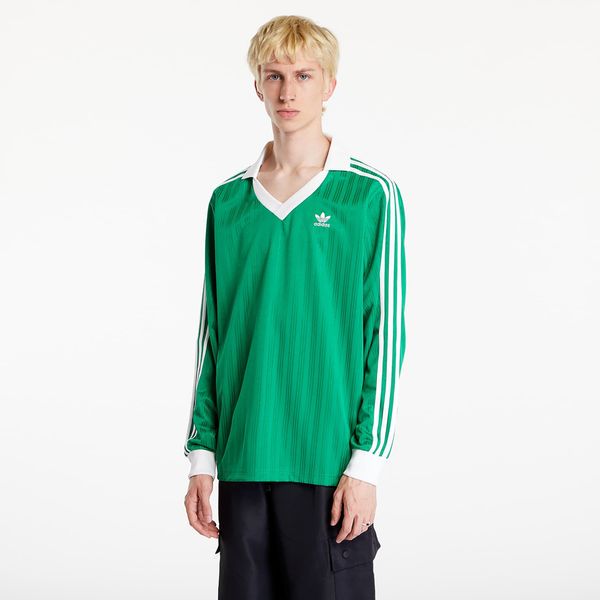 adidas Originals Джърси adidas Pique Long Sleeve Green S