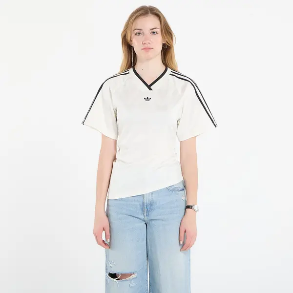 adidas Originals Джърси adidas Rouched Football Jersey Off White XS