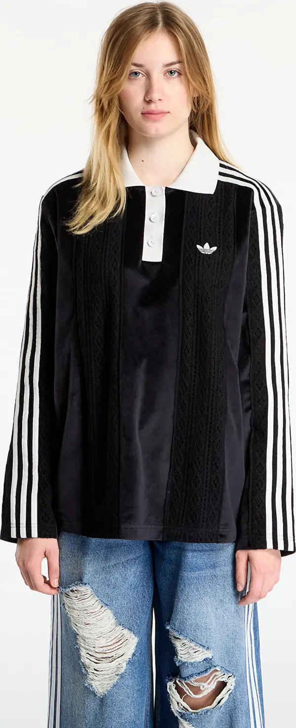 adidas Originals Джърси adidas Winterised Longsleeve Soccer Jersey Black L