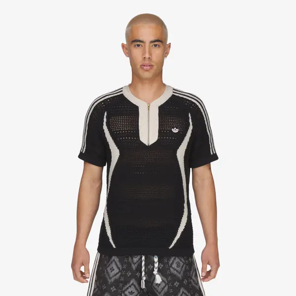 adidas Originals Джърси adidas x Clot Knit Jersey By Edison Chen UNISEX Black/ Wonder White L