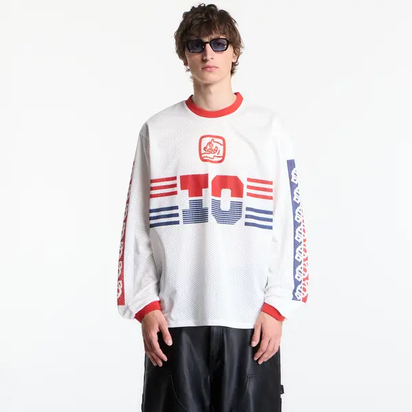 Billionaire Boys Club Icecream Джърси Billionaire Boys Club Icecream Moto Ls Mesh Shirt White M