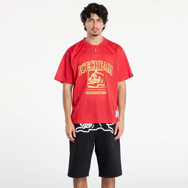 Billionaire Boys Club Icecream Джърси Billionaire Boys Club Icecream Team Football Shirt Red XL