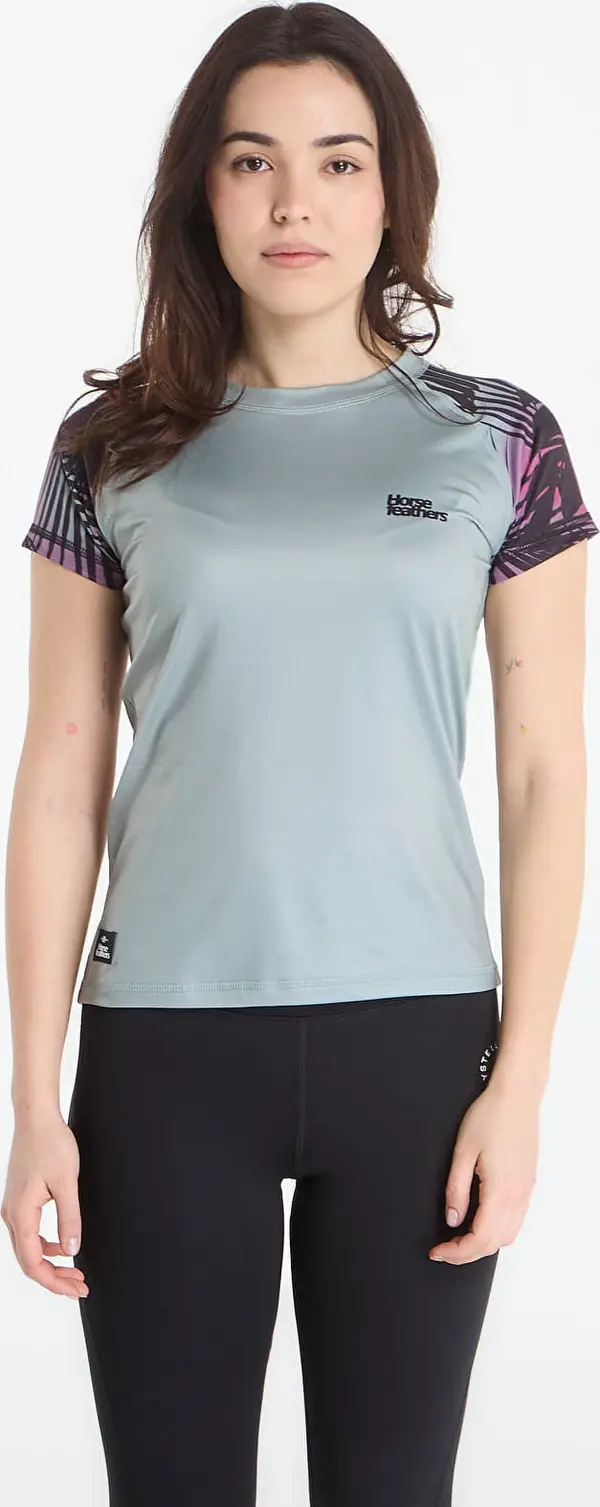 Horsefeathers Джърси Horsefeathers Deco Bike Jersey Iceberg Green/ Hawaii M