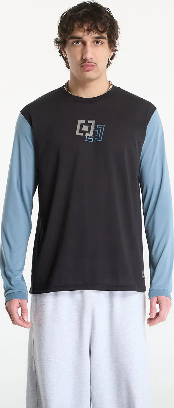 Horsefeathers Джърси Horsefeathers Fury Ls Bike Jersey Black/ Citadel L