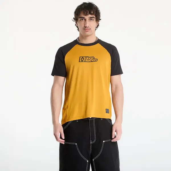 Horsefeathers Джърси Horsefeathers Spike Bike Jersey Sunflower/ Black L