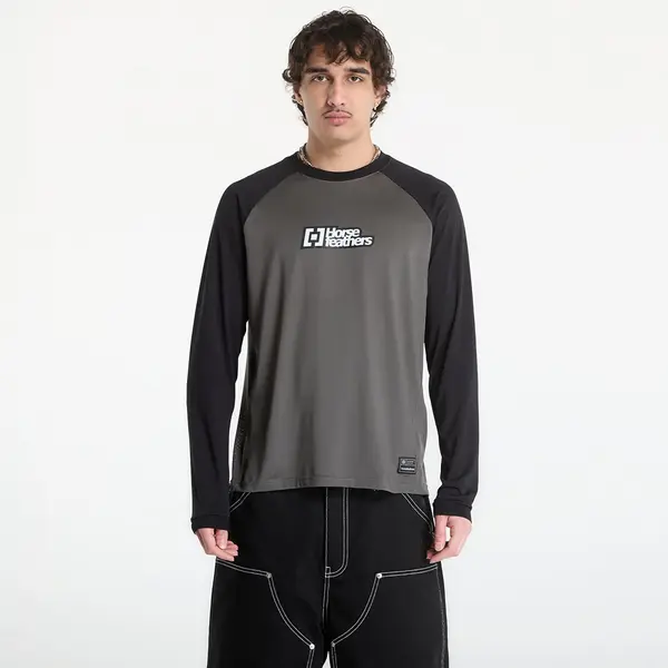 Horsefeathers Джърси Horsefeathers Spike Ls Bike Jersey Chimera/ Black L