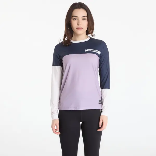 Horsefeathers Джърси Horsefeathers W Quantum Ls Bike Jersey Indigo/ Iris M
