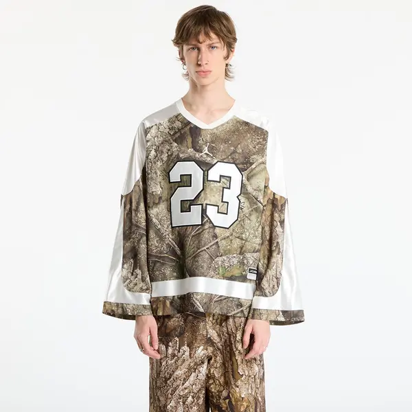 Jordan Джърси Jordan Brooklyn Men's Realtree Hockey Jersey Medium Olive/ Sail/ Sail M