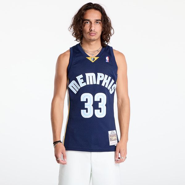 Mitchell & Ness Джърси Mitchell & Ness Memphis Grizzlies 33 Marc Gasol Dark Jersey Navy M