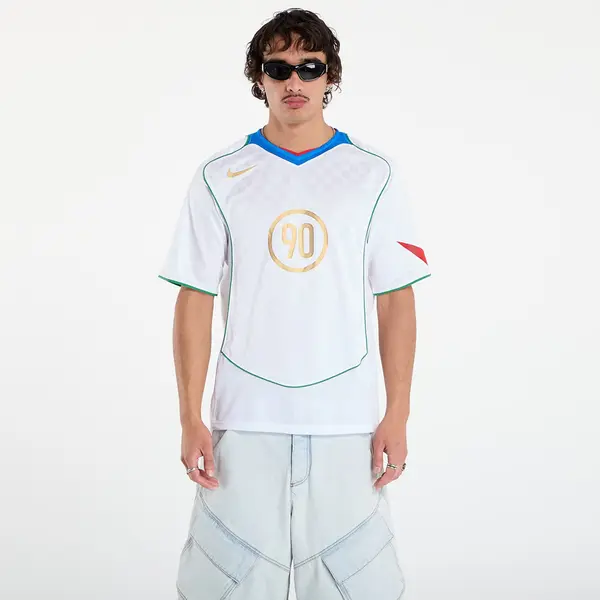 Nike Джърси Nike Total 90 Men's Dri-FIT Soccer Jersey White/ Italy Blue/ Sport Red/ Metallic Gold M
