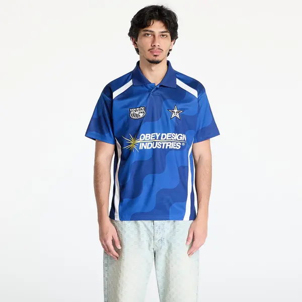 OBEY Clothing Джърси OBEY Soccer Jersey Blue Multi L