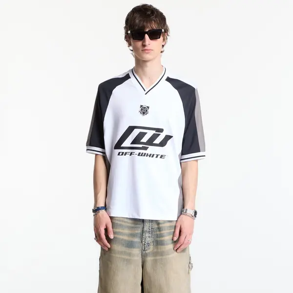 Off-White Джърси Off-White Soccer V-Neck S/S T-Shirt 3 White S