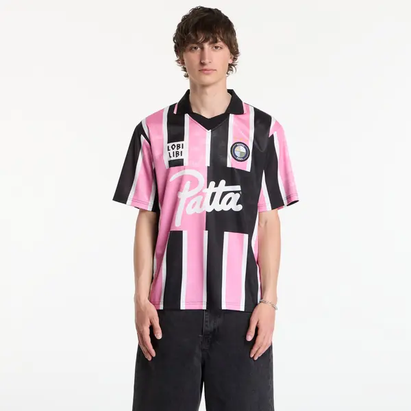 Patta Джърси Patta Stripe Football Jersey UNISEX Begonia Pink L