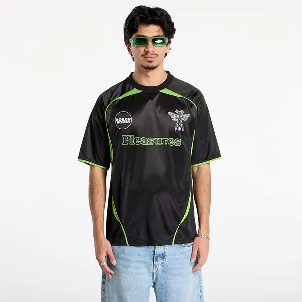 PLEASURES Джърси PLEASURES x Boiler Room Aqua Soccer Jersey Black M
