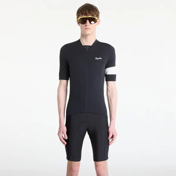 Rapha Джърси Rapha Men's Core Lightweight Jersey Black/ White L