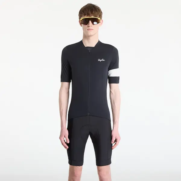 Rapha Джърси Rapha Men's Core Lightweight Jersey Black/ White M