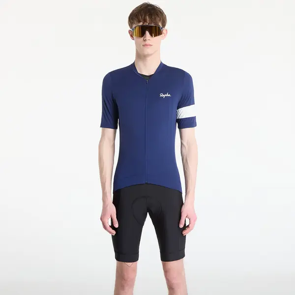 Rapha Джърси Rapha Men's Core Lightweight Jersey Navy/ White S