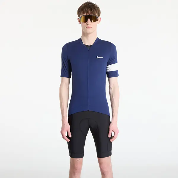 Rapha Джърси Rapha Men's Core Lightweight Jersey Navy/ White XL