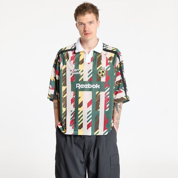 Reebok Джърси Reebok LTD Soccer Tee 22 Graphic Beige/ Red S