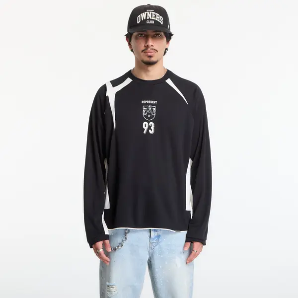 REPRESENT Джърси REPRESENT Star Football Long Sleeved UNISEX Jet Black S