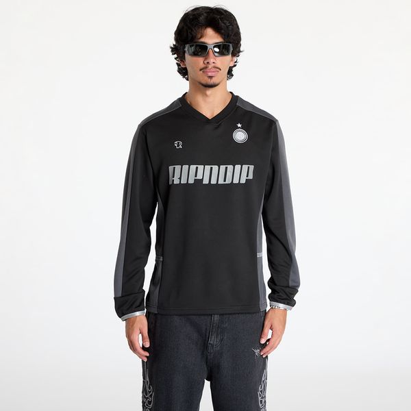 RIPNDIP Джърси RIPNDIP Fc Long Sleeve Soccer Jersey Black/ Light Blue S