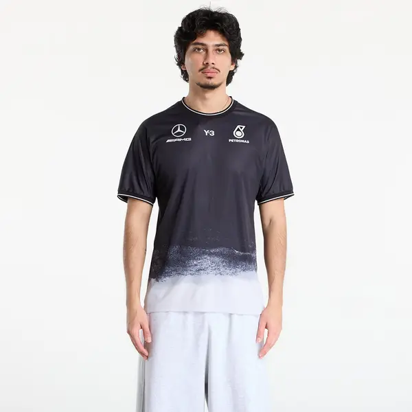 Y-3 Джърси Y-3 Mercedes AMG Petronas Formula 1 Team Mechanics Short Sleeve Jersey Black L
