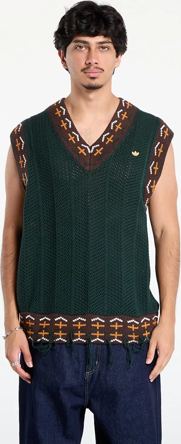 adidas Originals Елек adidas x Clot Crochet Vest by Edison Chen Green Night L