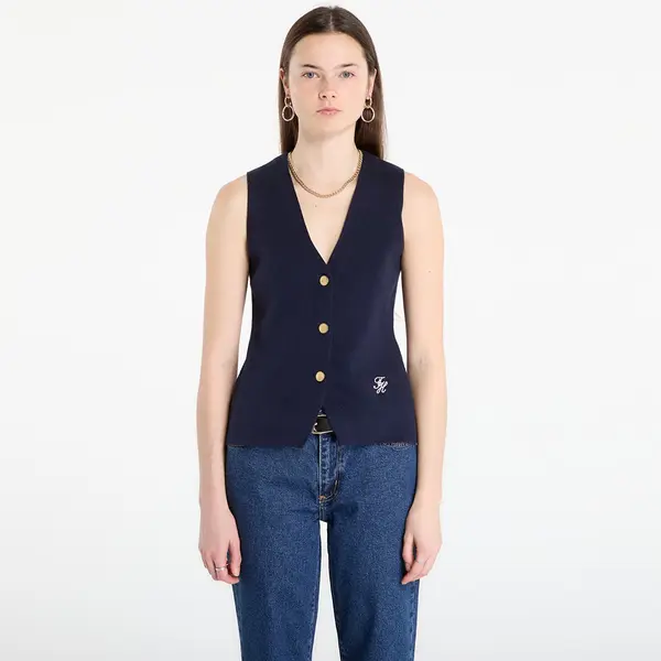 Tommy Hilfiger Елек Tommy Hilfiger Co Full Needle Slim Vest Navy M
