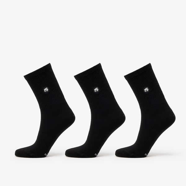 Footshop Footshop Short Socks 3-Pack Black 39-42