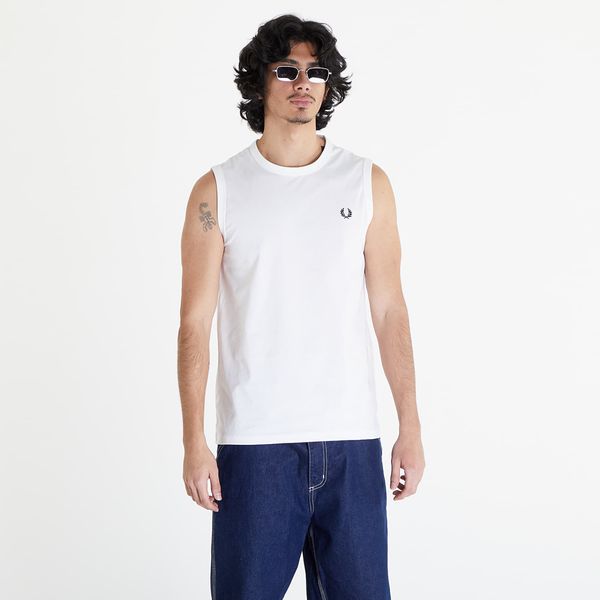 FRED PERRY FRED PERRY Crew Neck Vest White
