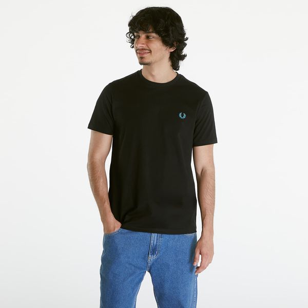 FRED PERRY FRED PERRY Print T-shirt Black