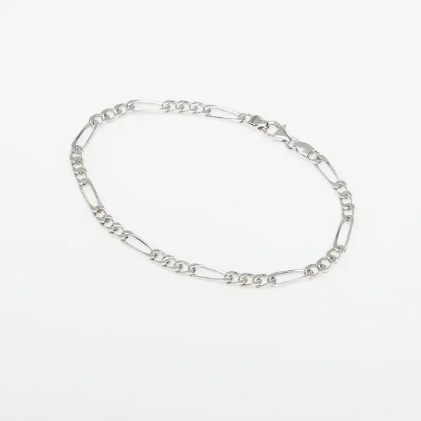 Miansai Гривна Miansai 3mm Figaro Chain Bracelet Sterling Silver M