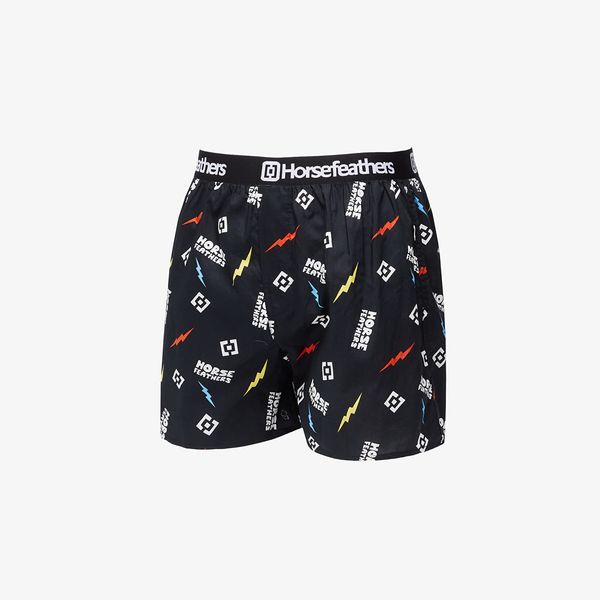 Horsefeathers Horsefeathers Frazier Boxer Shorts Black/ Ignite Print M